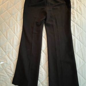 Black trousers with belt loops